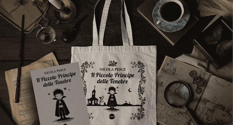 Libro autografato e borsa di cotone